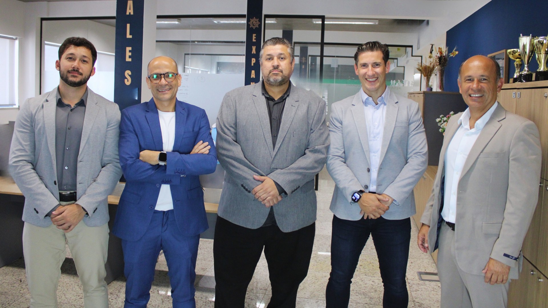 Os sócios da Partner no escritório